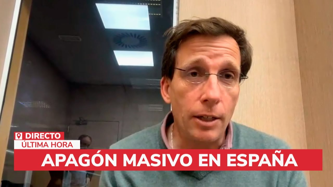 Apagón en Madrid: Almeida llama a la calma