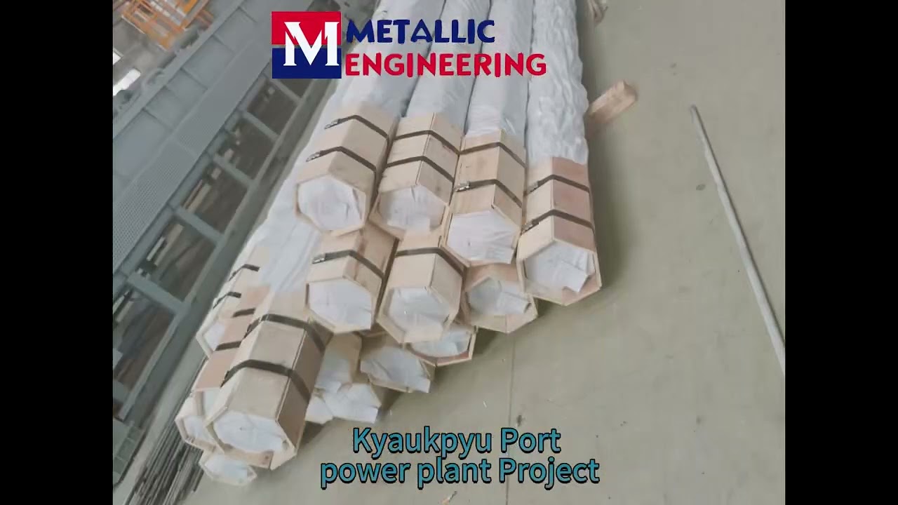 Metallic Kyaukpyu Port Power plant pipeline