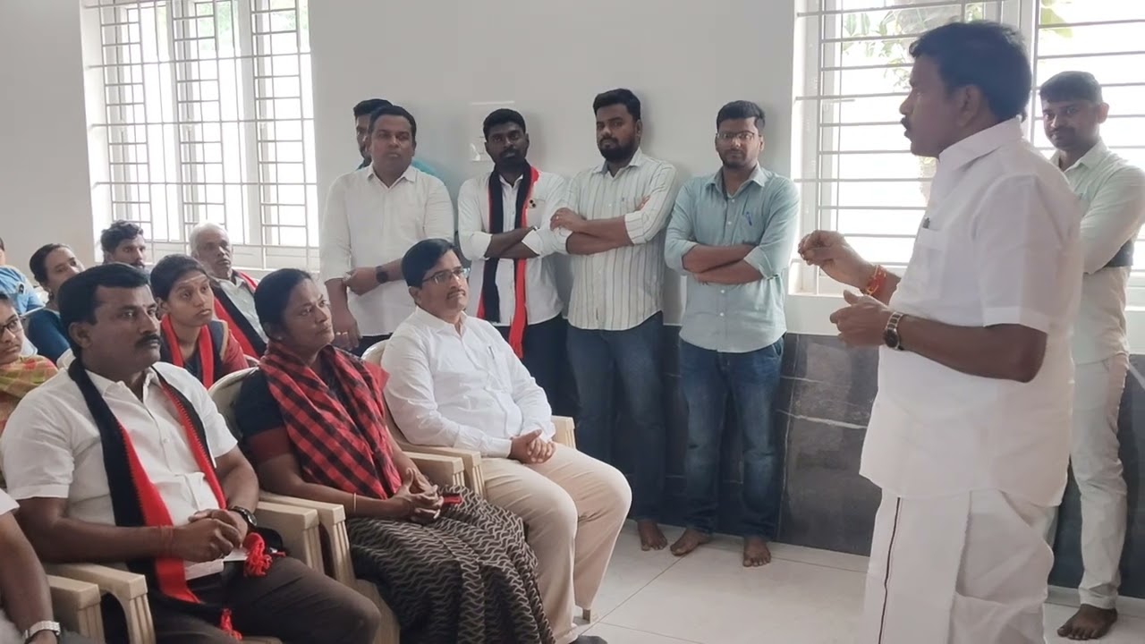 தோப்பு வெங்கடாசலம் முன்னிலையில் திமுகவில் இணைந்த இளைஞர்கள், பாஜகவினர்
