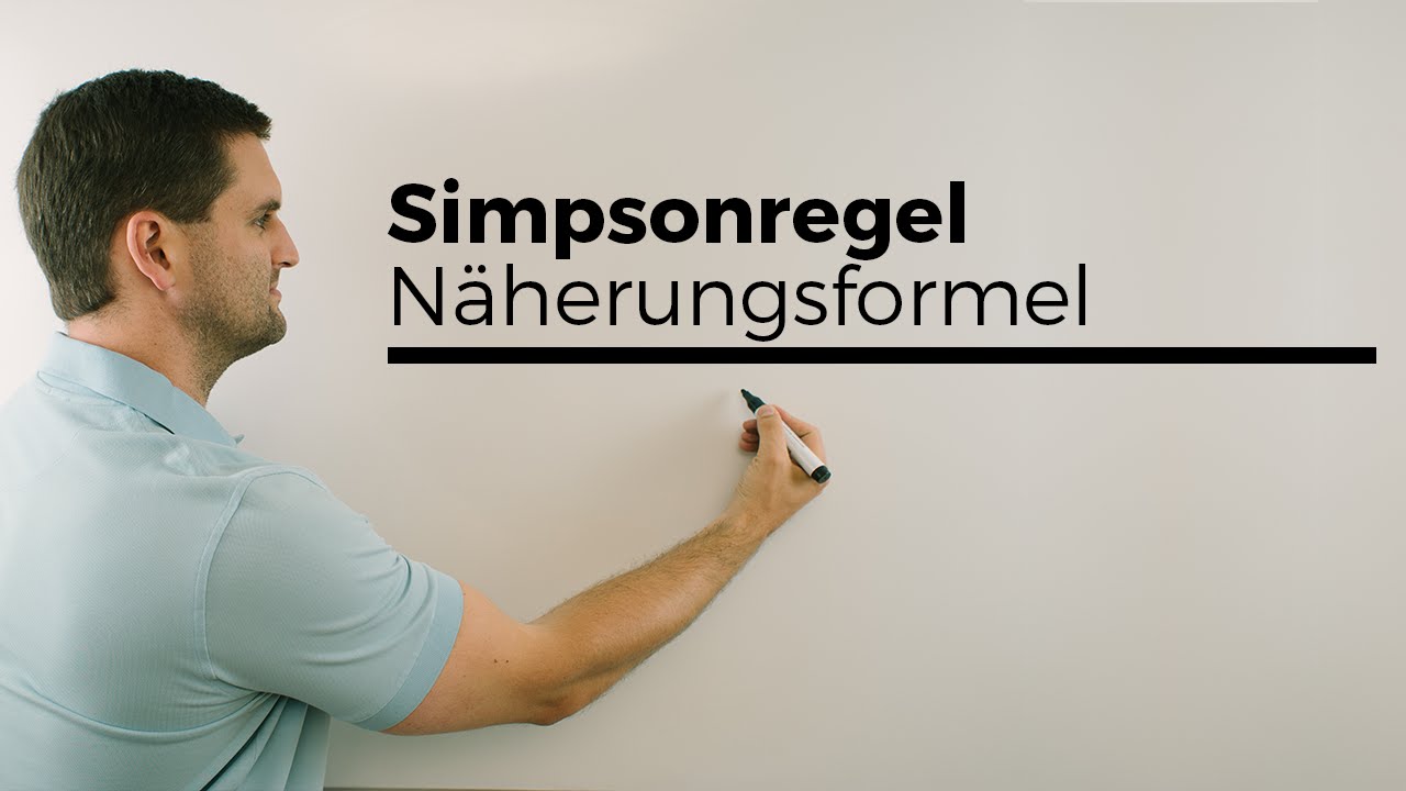 Simpsonregel, N&auml;herungsformel, numerische Integration | Mathe by Daniel Jung, Erkl&auml;rvideo