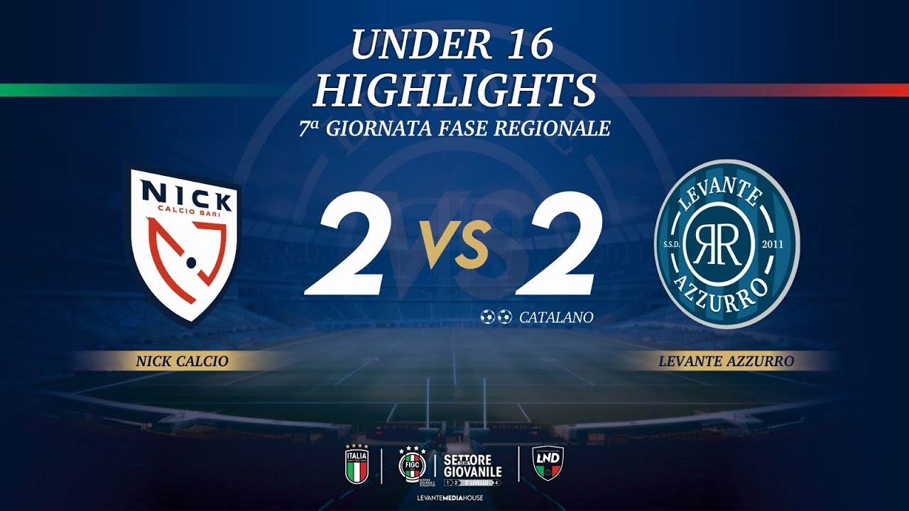 Nick Calcio VS Levante Azzurro UNDER 16