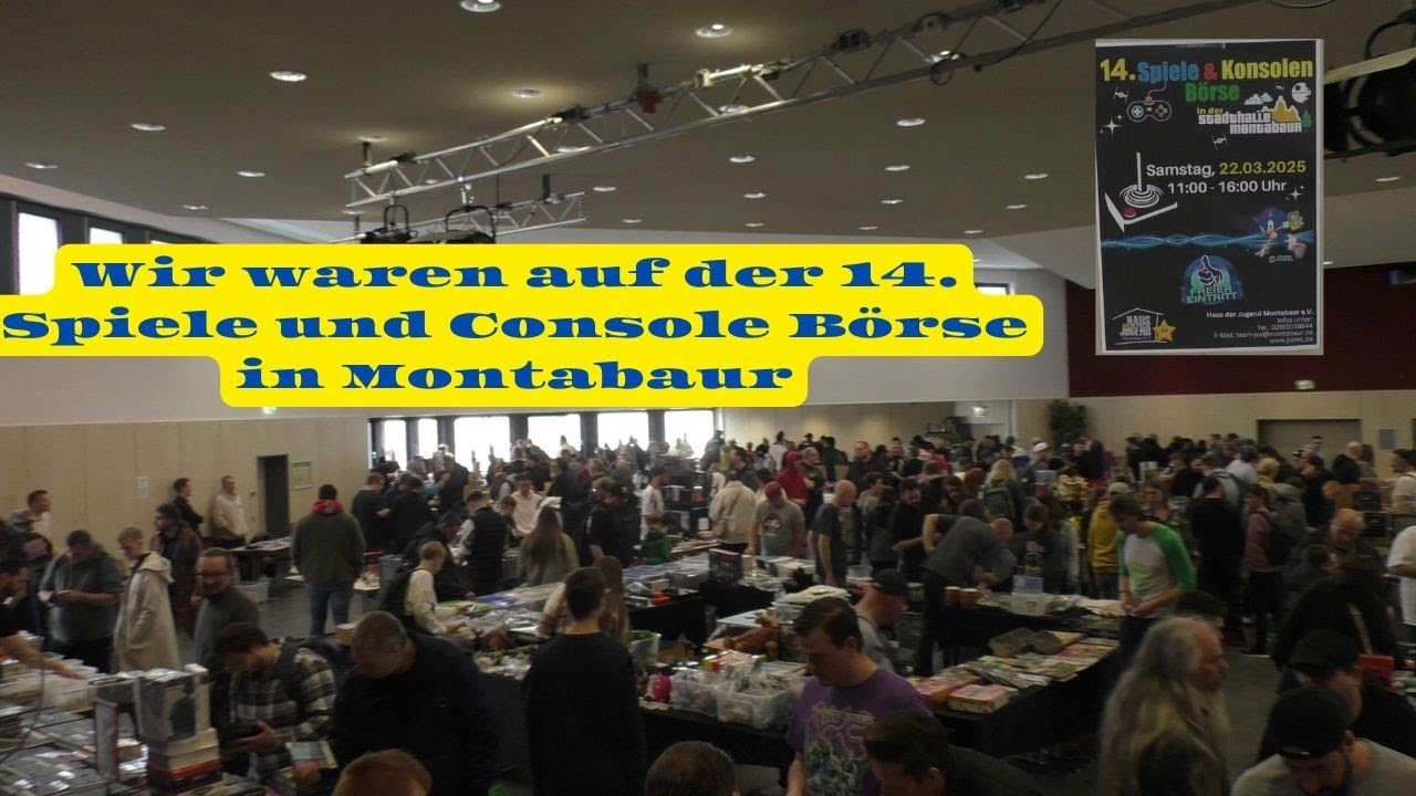 Retrobörse Montabaur . wir waren auf der 14. Retro Spiele und Konsole Börse in Montabaur