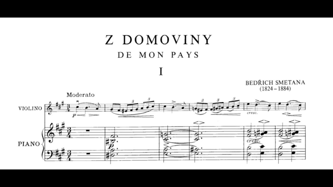 B. Smetana – From the Homeland, JB.1:118 (Suk)