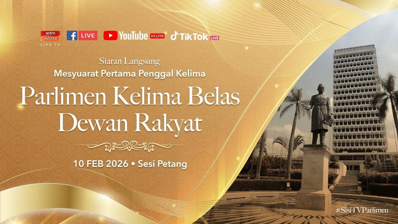 [LANGSUNG] Sidang Dewan Rakyat 10 Feb 2026 | Sesi Petang