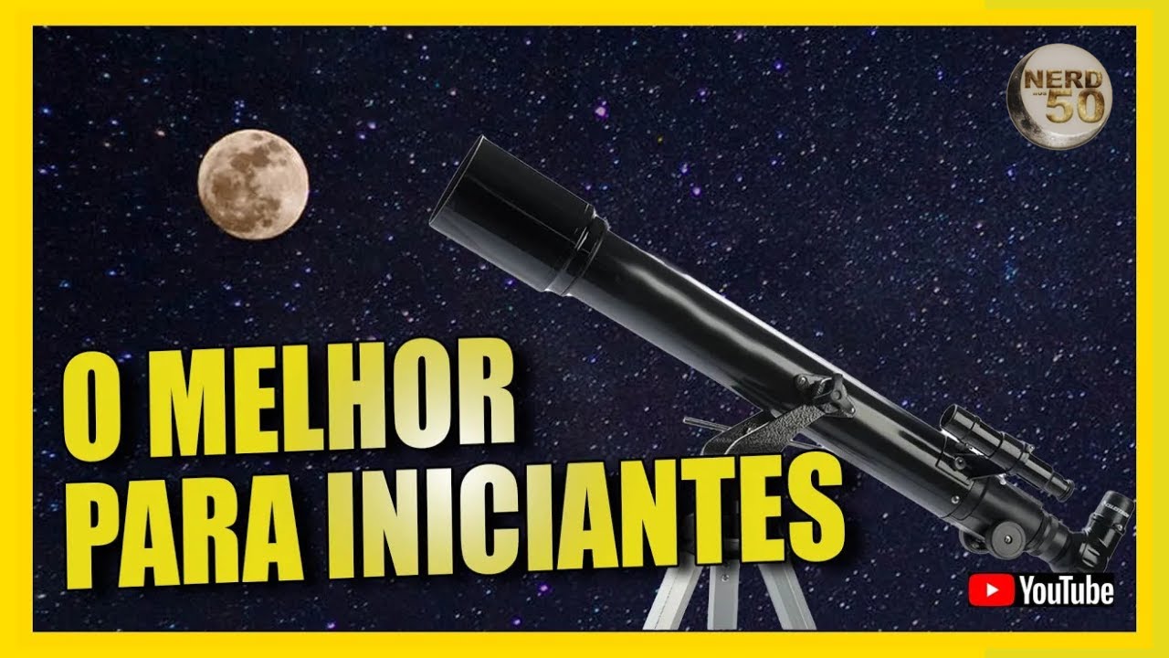 REVELADO: O melhor TELESCÓPIO para INICIAR na ASTRONOMIA [2025]!