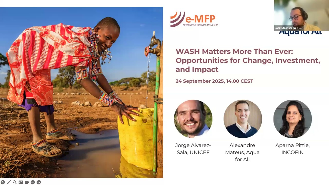 Webinar: WASH Matters More Than Ever: Opportunities for Change, Investment, and Impact,