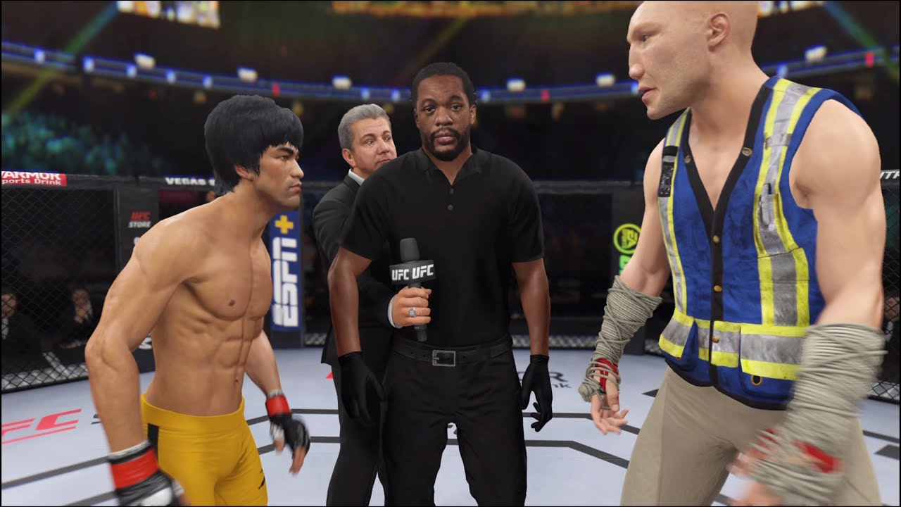 Bruce Lee vs. Meme Man - EA Sports UFC 4 - Epic Fight 🔥🐲
