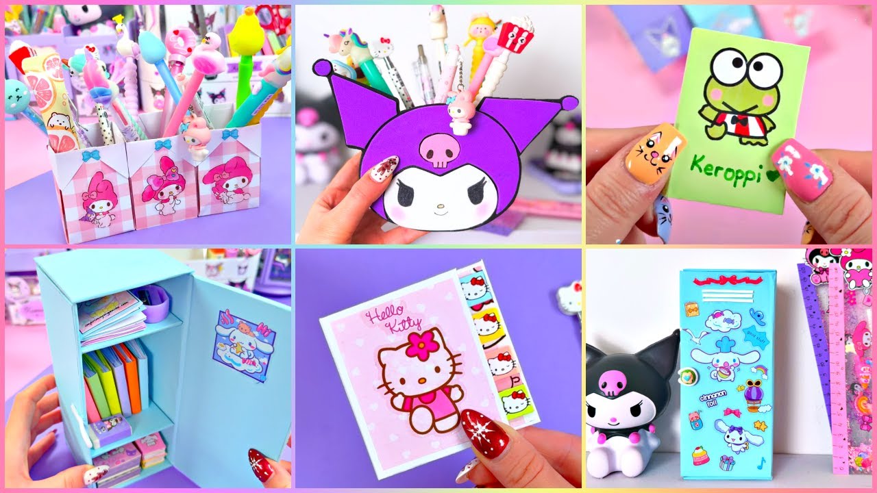 BRICOLAGE - FOURNITURES SCOLAIRES MIGNONNES SANRIO