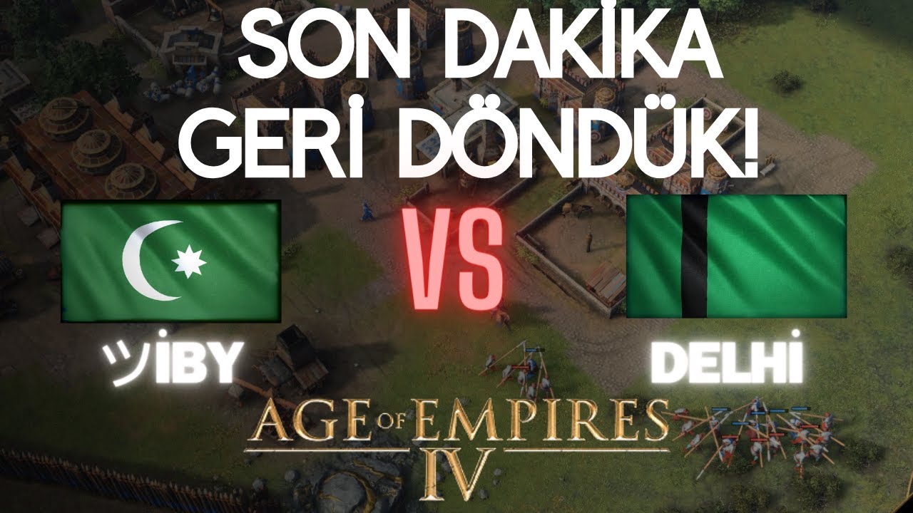 Age of Empires 4 1VS1 Lipany | Osmanlı VS Delhi | vs Sight