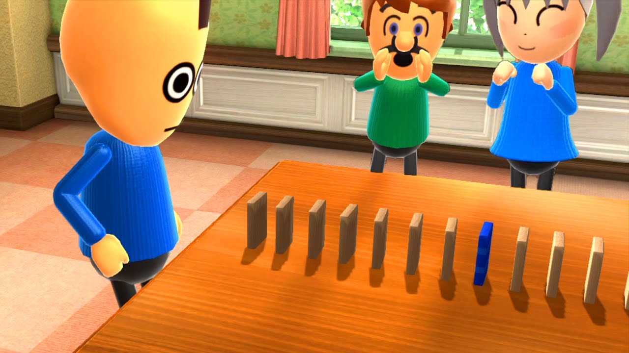 Wii Party U All Best Minigames -  Hatsune Miku Vs Jeff Vs Barry Vs Olga (Master CPU)