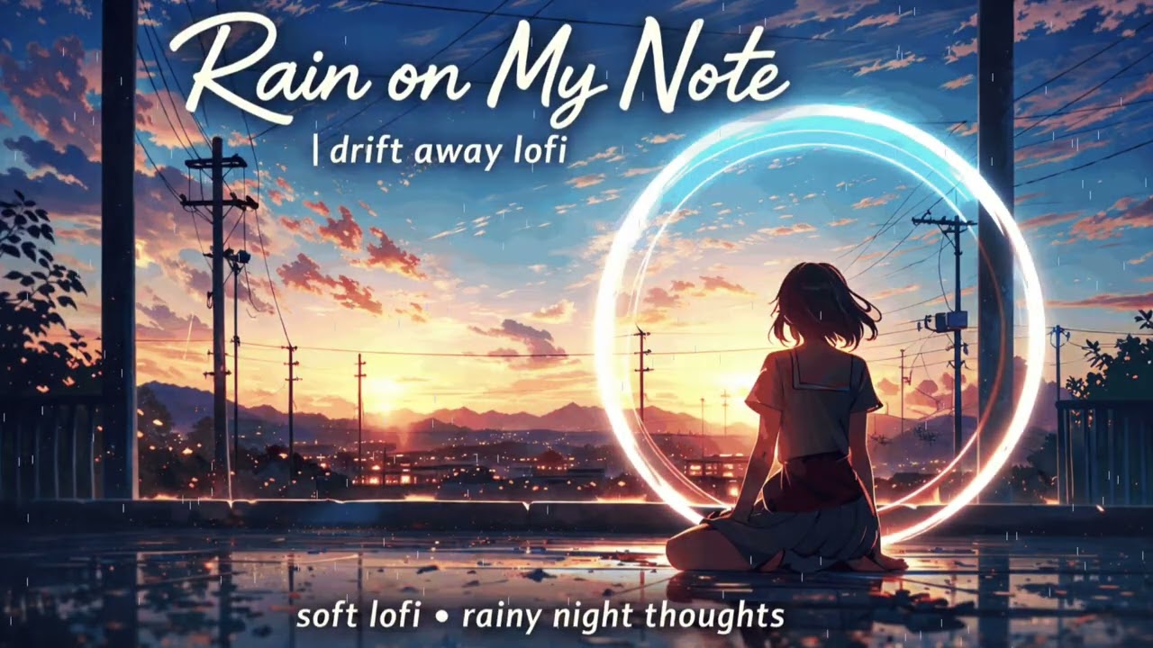 Rain on My Note 🌃 Lofi Chill Beats | Drift Away Lofi