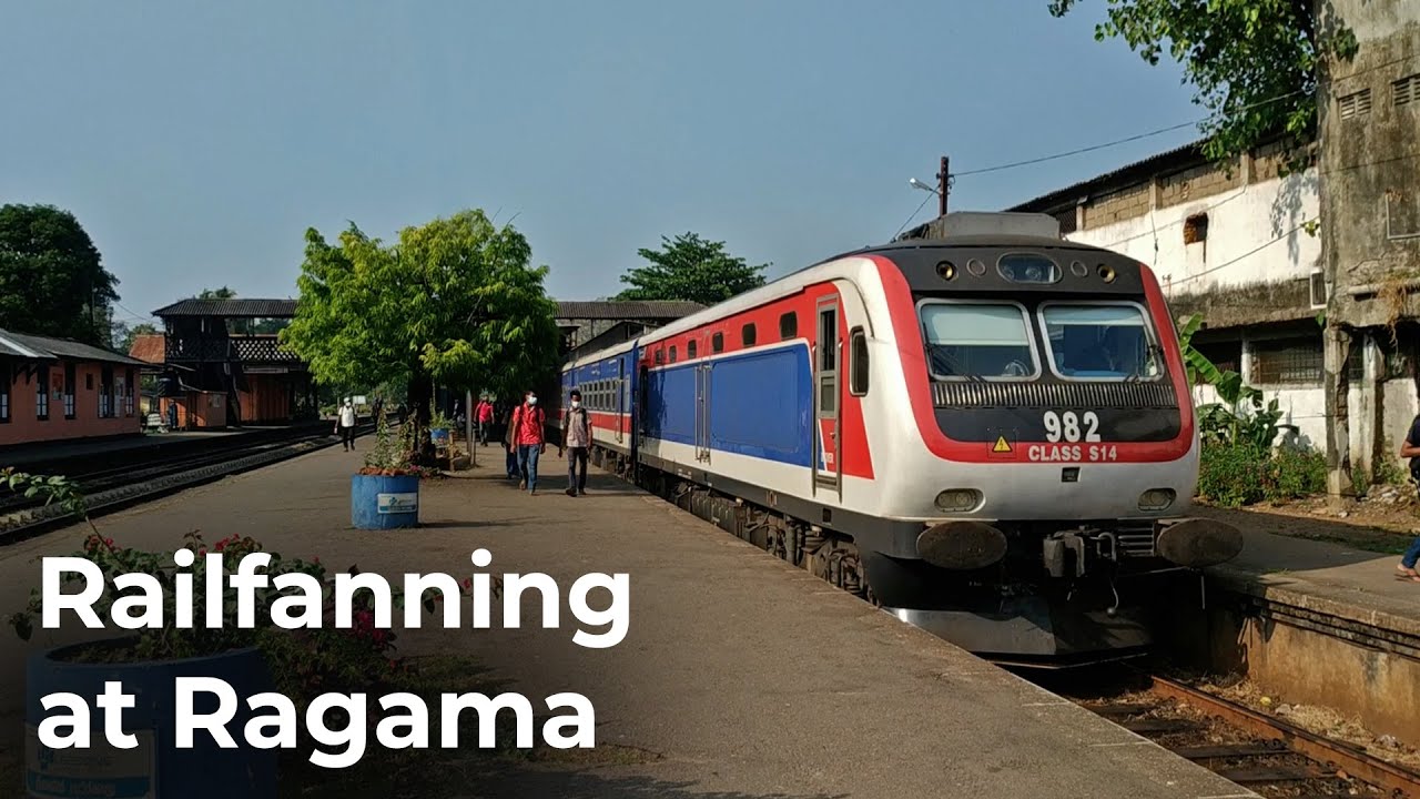 Railfanning at Ragama Railway Station in Sri Lanka