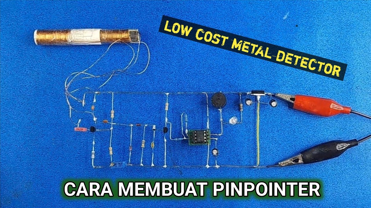 cara buat pinpointer (metal detektor) sederhana dengan jangkauan WOOOWW 😎