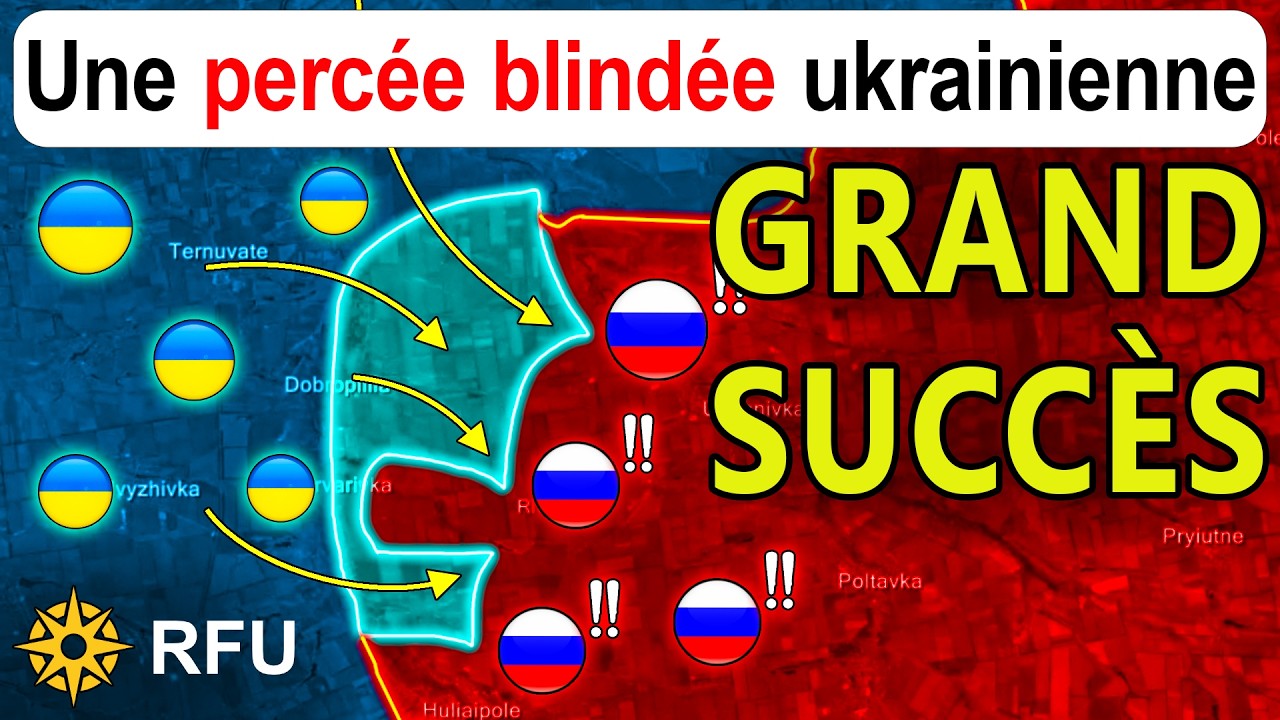 Percée profonde: les Ukrainiens brisent les défenses russes à Houliaïpolé | RFU News