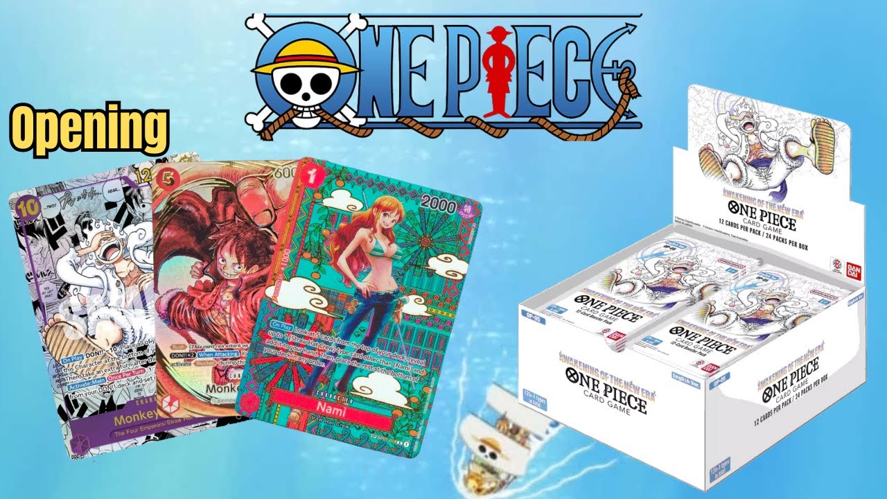 ONE PIECE OP-05: AWAKENING OF THE NEW ERA Booster Box Opening! Can we pull a MANGA RARE? #onepiece