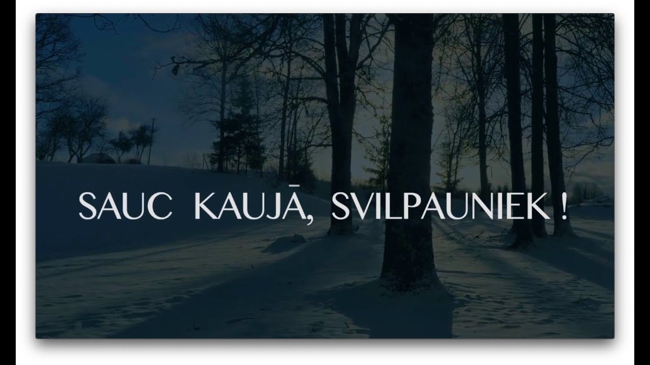 SAUC KAUJĀ, SVILPAUNIEK (2013)