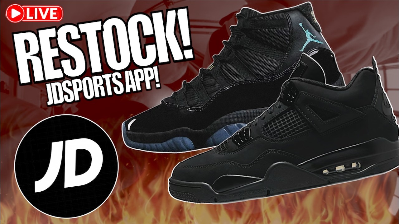 RESTOCK! JORDAN 4 BLACK CAT & JORDAN 11 GAMMA BLUE!