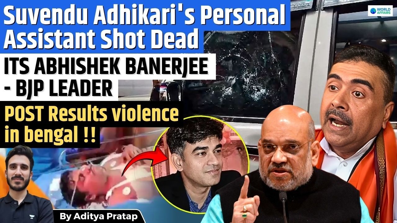 BJP-TMC Clash Intensifies After Suvendu Adhikari&rsquo;s PA Shot Dead | Post Bengal Elections
