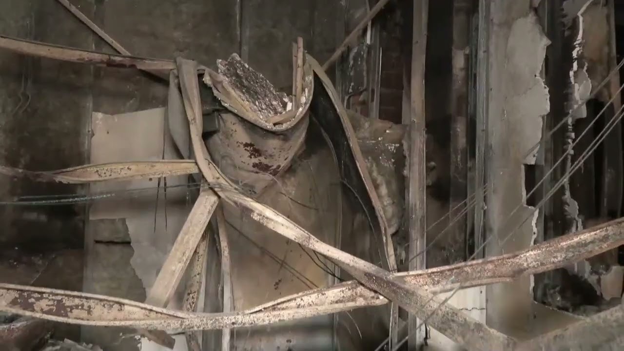LAS IMÁGENES DEL HORROR| Muestran el interior del edificio incendiado de Campanar