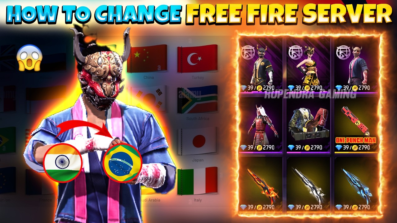 HOW TO CHANGE FREE FIRE SERVER IN 2026 😱⚡ || FREE DIAMONDS || GARENA FREE FIRE