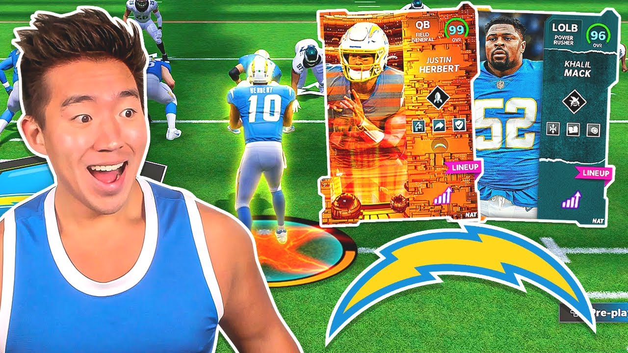 Los Angeles Chargers Theme Team! BEST TEAM IN THE NFL! Madden 22