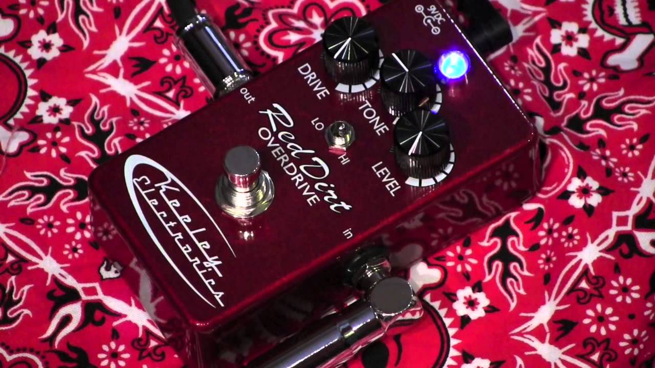 Keeley RED DIRT OVERDRIVE guitareffects pedal demo with RS Blackguard & Mojotone LERXST