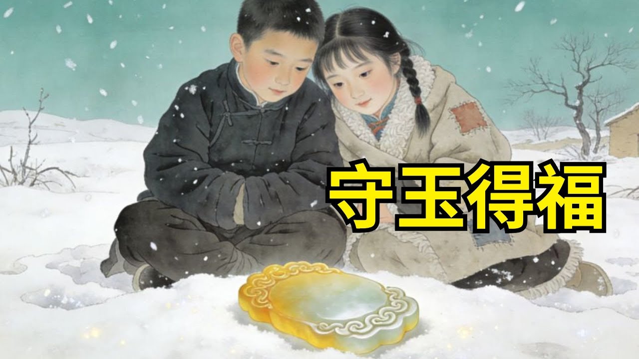 雪夜撿到玉佩，6歲妹妹哭著不肯賣！兄妹餓著肚子等三天，結果失主竟是太子！那一夜兄妹守住了良心，也換來這輩子最大的福報#故事頻道#聽書#民間故事#説書#善有善報#爽文