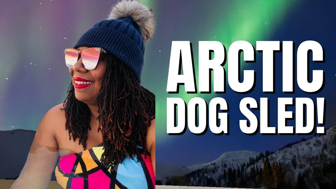 EP 08: Part 3 Northern Lights & Dog Sledding in Norway! 🇳🇴❄️ | Black Woman's Epic Winter Adventure