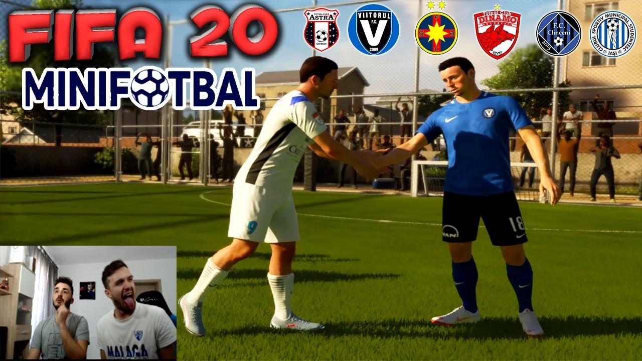 FIFA 20 MINIFOTBAL RANDOM FARA PORTARI CU ECHIPE DIN LIGA 1 ROMANIA 28 GOLURI IN 3 MECIURI