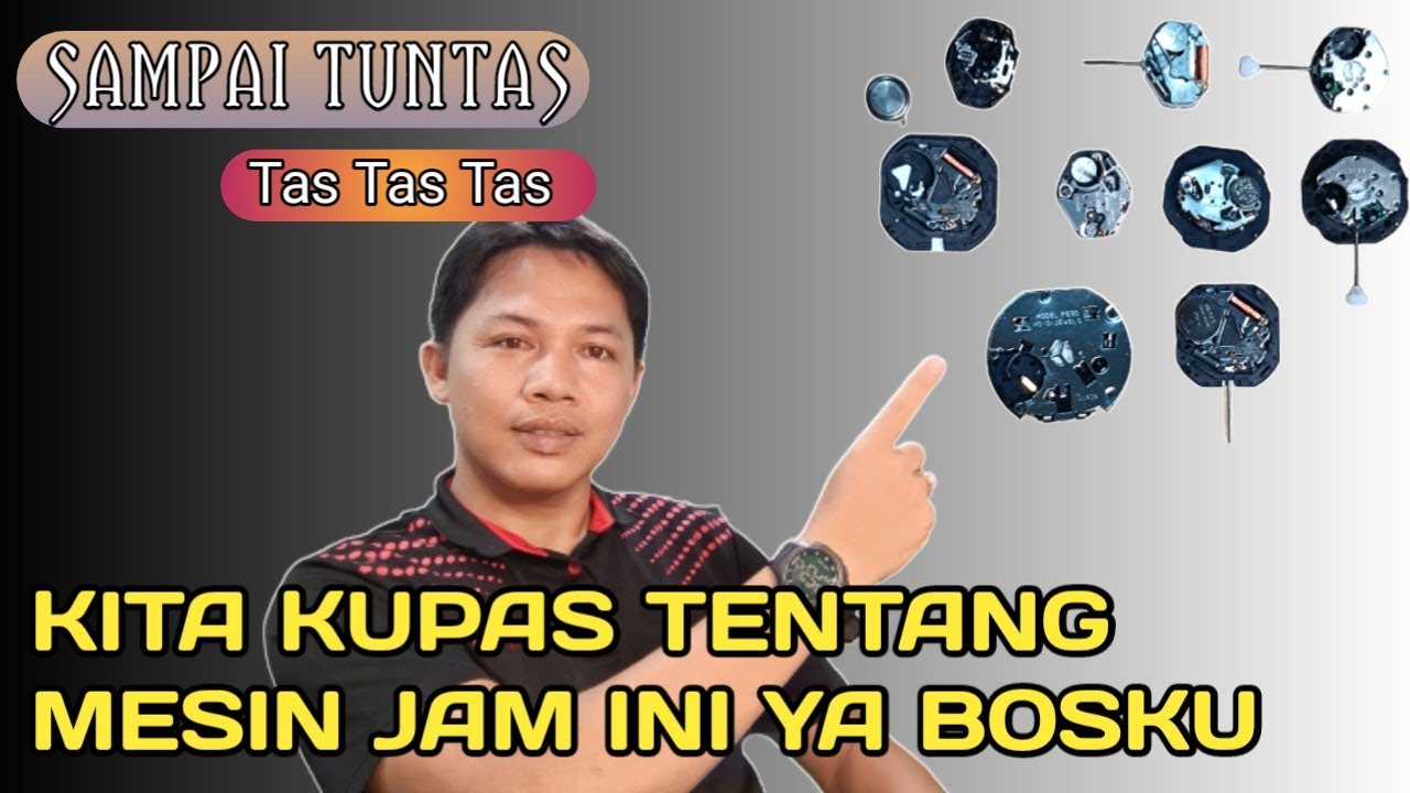 Review mesin Jam tangan tipe kaleng, hitam, sunon, miyota dan epson tipe vx || Service Jam