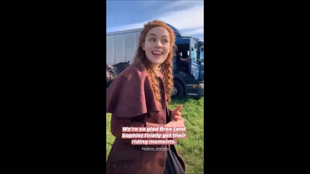 Outlander | Sophie Skelton shows us around the Outlander set