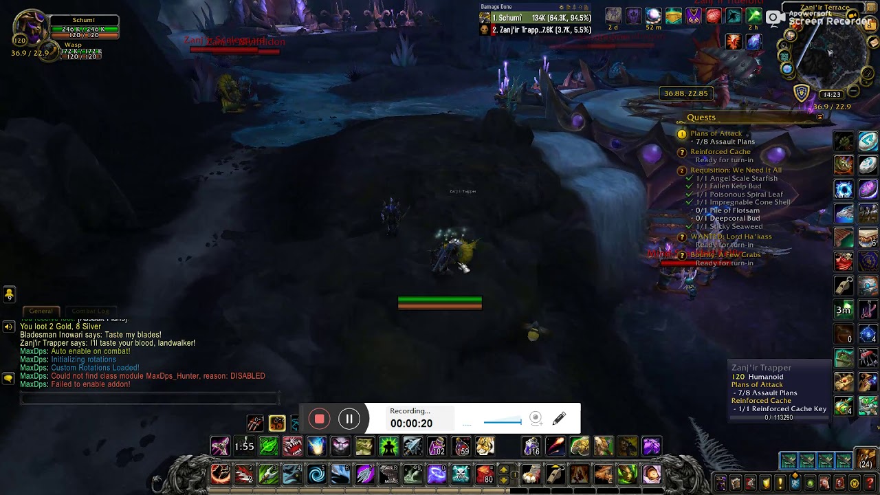 Plans Of Attack and Reinforced Cache Quest wow