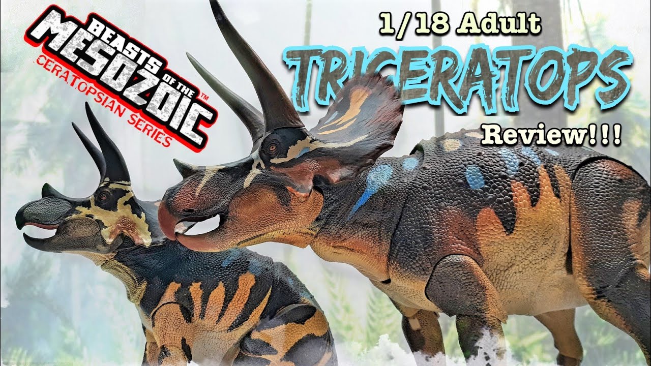 2021 Beasts of the Mesozoic Ceratopsion Series 1/18 Adult Triceratops Review!!! Its HUGE!!!