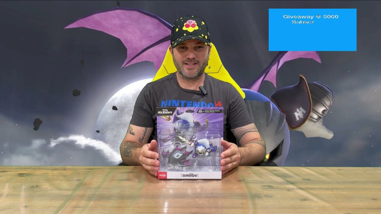 Ep 3260 - Kirby Air Riders Meta Knight & Shadow Star Vehicle Amiibo Unboxing