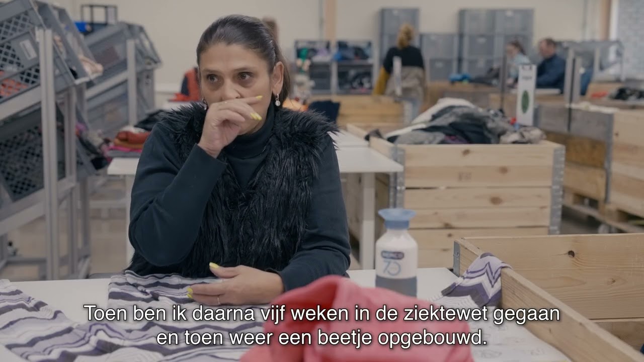 Op de werkvloer bij Textielsorteercentrum Boxtel