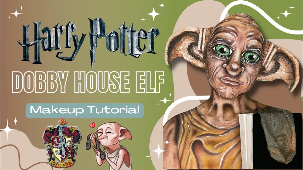 Tutorial de Dobby Elfo domestico // Dobby House Elf Makeup Tutorial - SofiMake #viral