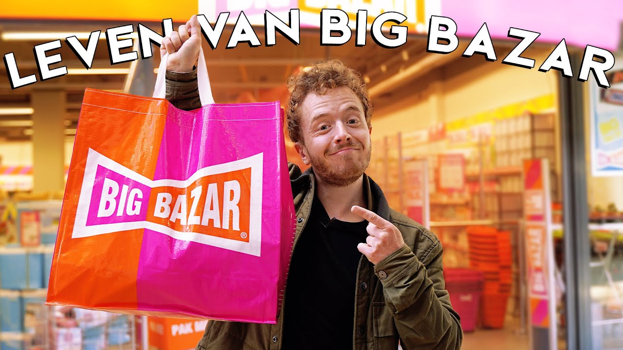 LEVEN van BIG BAZAR eten! 🤔😱 *Food Challenge*