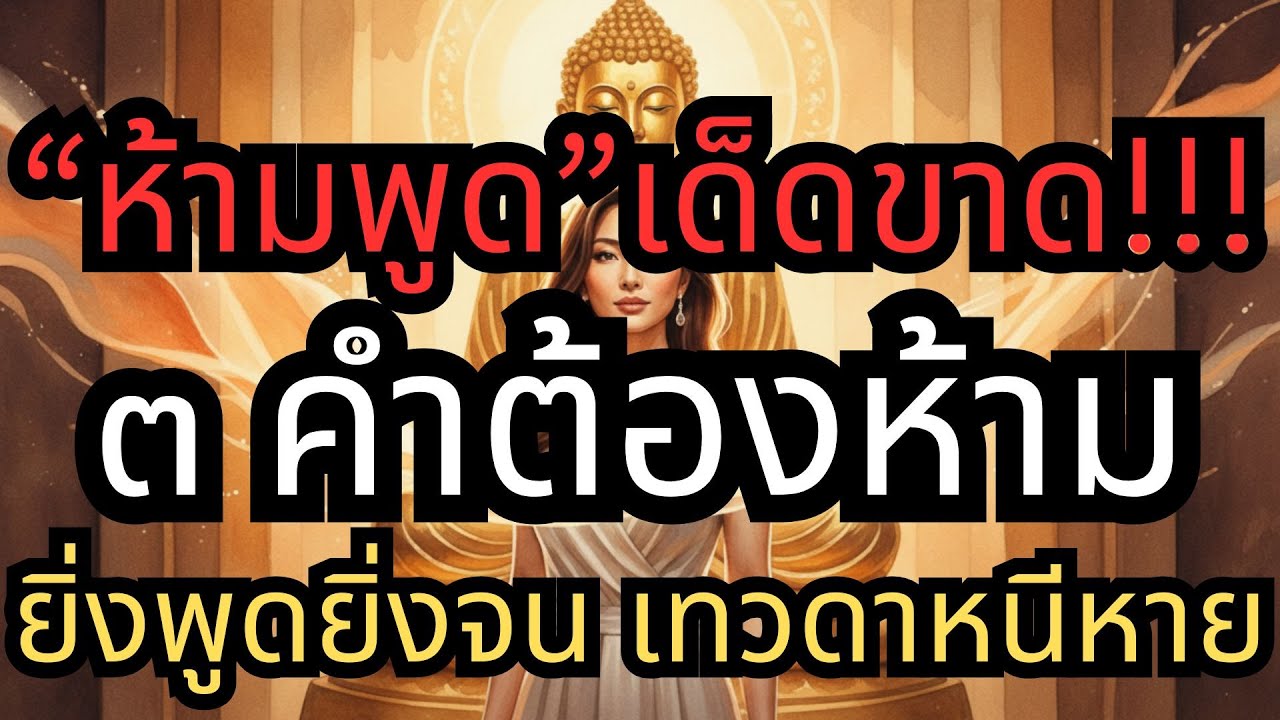 รวยเพราะปาก... 3 คำพูด ปิดโชคลาภ ที่คนอยากรวย 