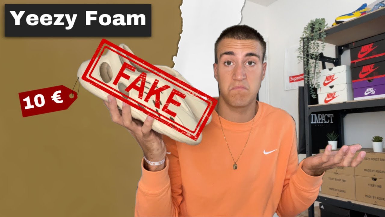 J&rsquo;ACH&Egrave;TE DES YEEZY FOAM FAKE !