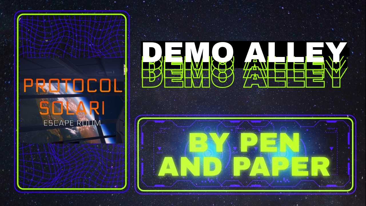 Protocol Solari: Escape Roomi - Demo Alley