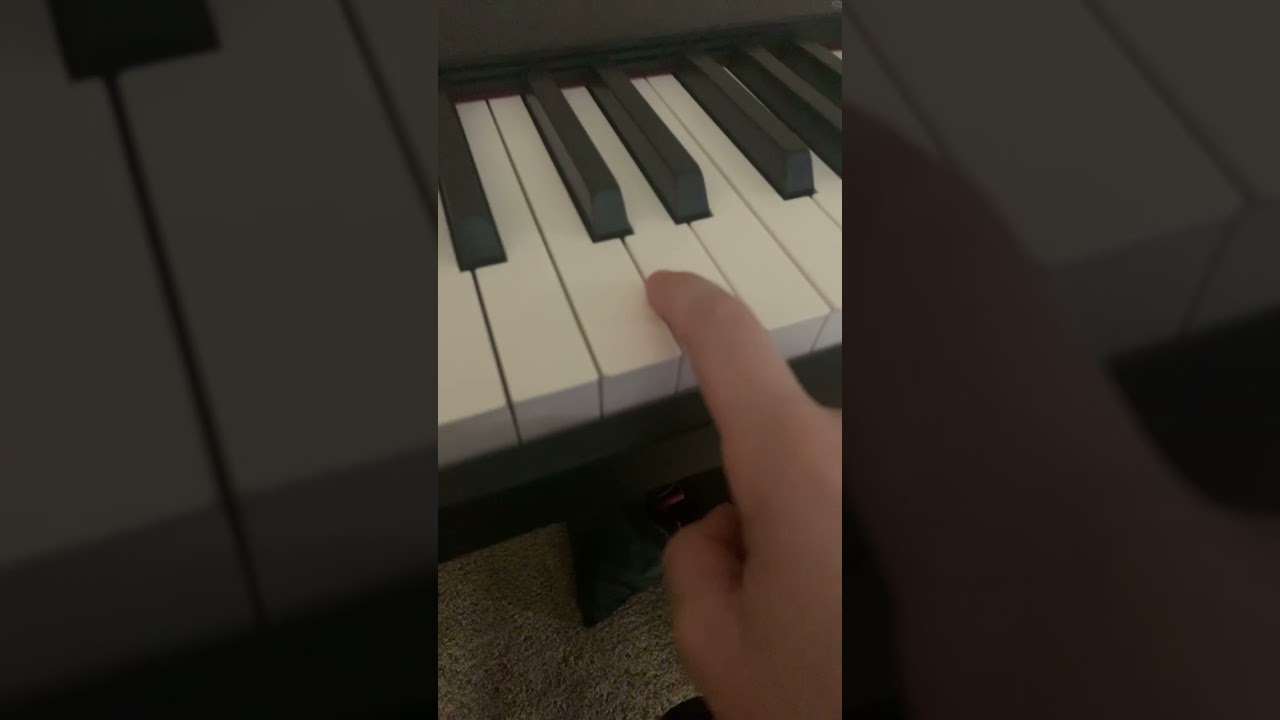 Piano lesson 1