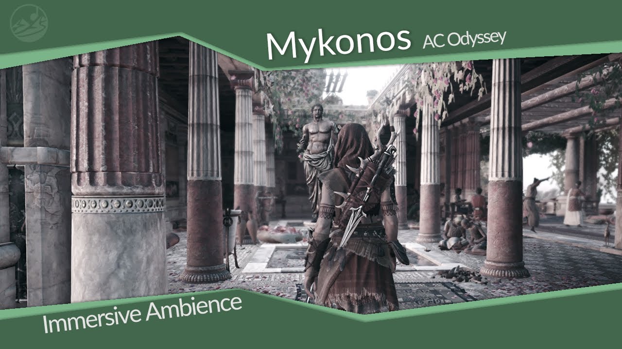 Mykonos | An Atmospheric Journey Through the Cycladic Islands (AC Odyssey Ambience)