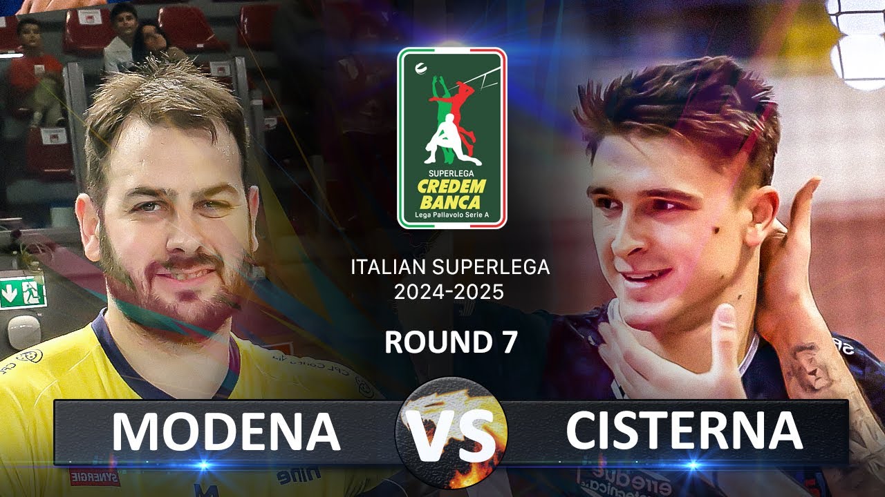 Modena vs Cisterna | Italian Volleyball SuperLega 2024/2025
