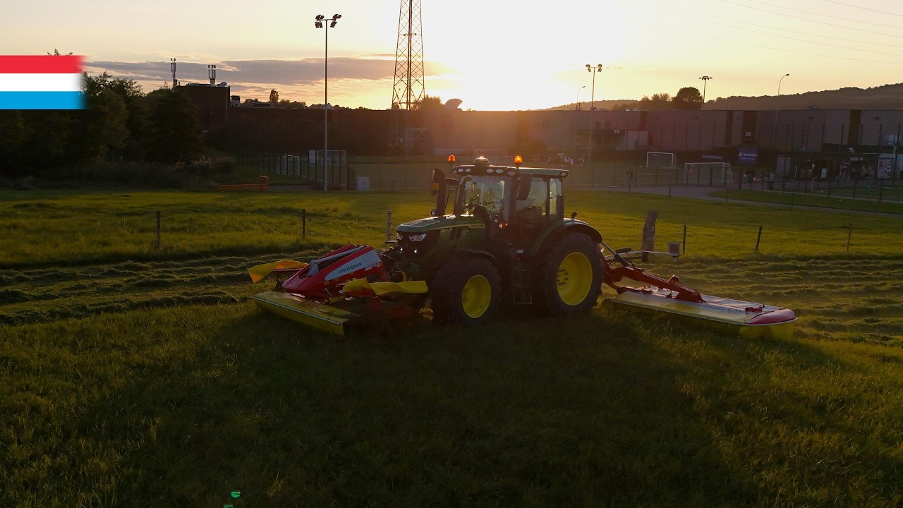 Schmetterling im Ersteinsatz | John Deere 6R150 // Pöttinger Novacat V8400 & 301 | Luxemburg 2025