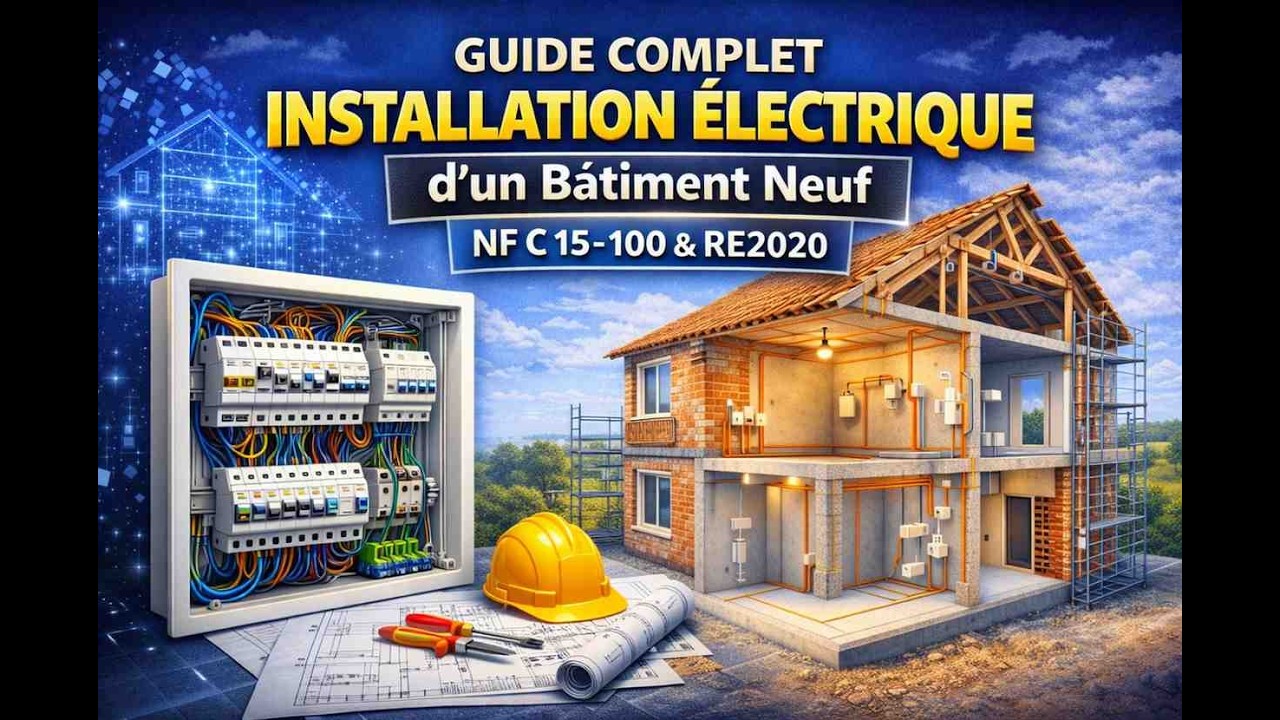 Guide Complet : Réussir l’Installation Électrique d'un Bâtiment Neuf (NF C 15-100 & RE2020)
