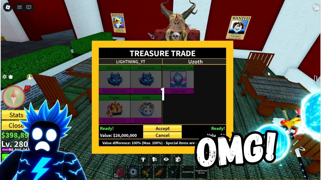 😱 OMG! MY LUCKIEST TRADING DAY EVER in Blox Fruits! 🔥🍀