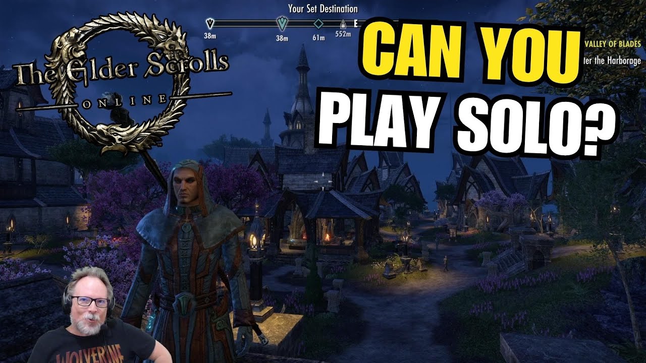 Можно ли играть в одиночку в The Elder Scrolls Online?