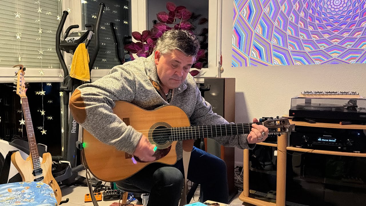 Mes 51 ans avec Kirk à la guitare et Olive à la basse, merci beaucoup pour ce  🎁 
