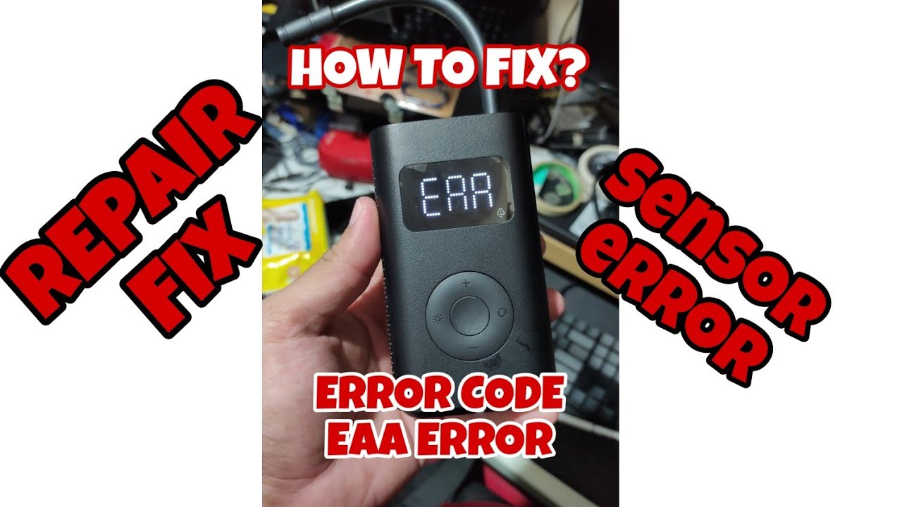 Mi Inflator ERROR Code | How to fix | Issue E8 error | EAO error | Xiaomi Mijia portable Air Pump