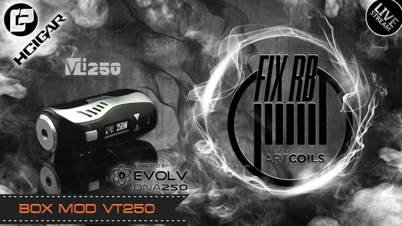 HCIGAR VT250 Box Mod | взгляд от Драгоша | LIVE |15.12.16 | 16:00 MCK